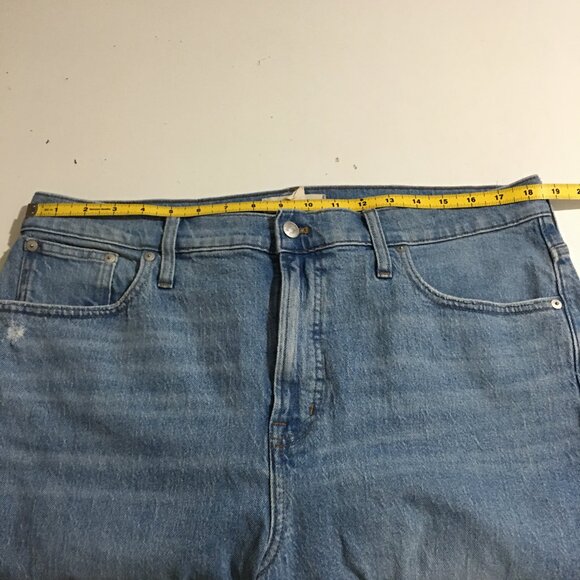 Madewell Womens The Perfect Vintage Jeans Size 32 Distressed - Picture 10 of 14